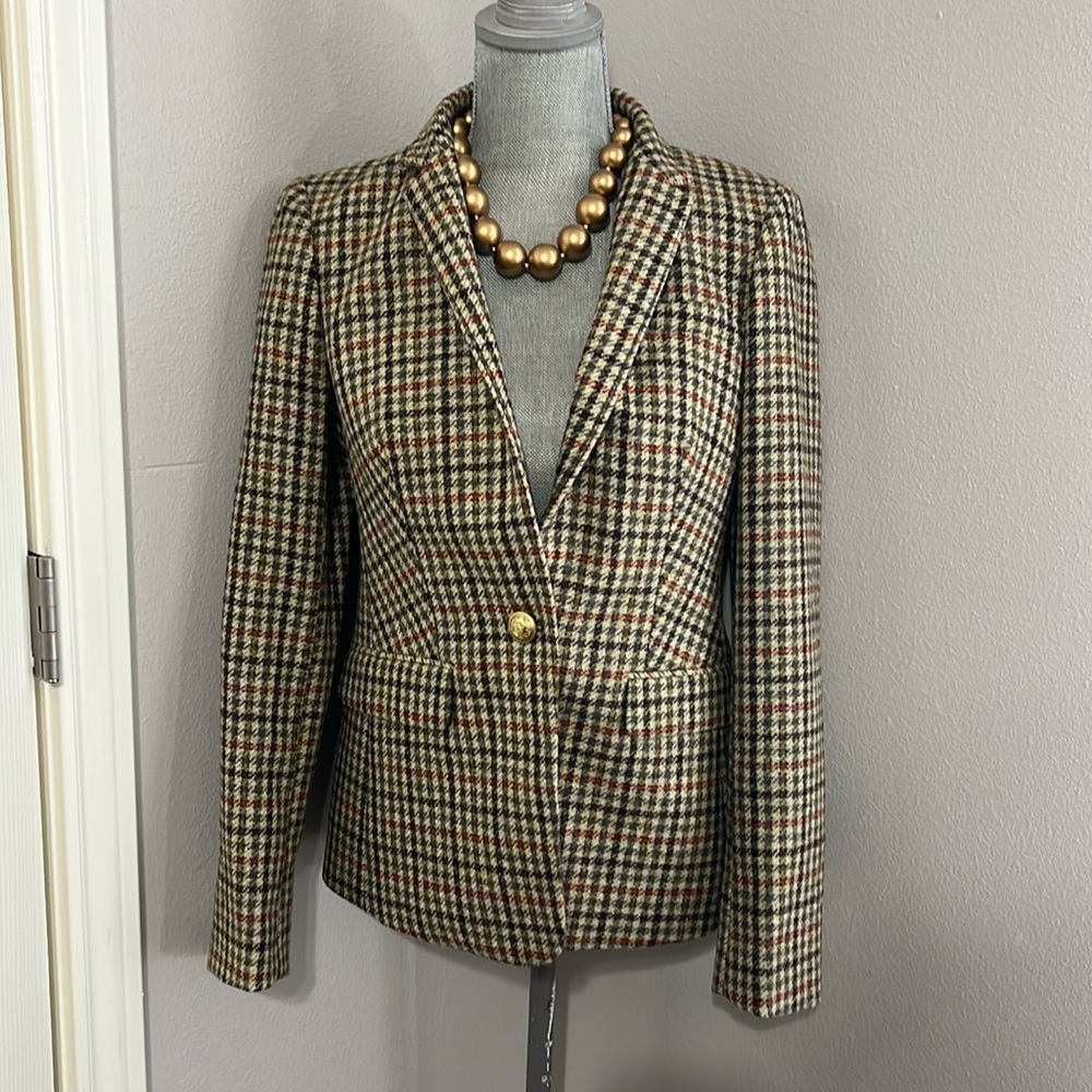 NWT J. Crew Wool Regent Blazer-Size 6
